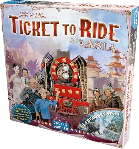 Ticket to ride Asia - Expansion - Multilenguaje