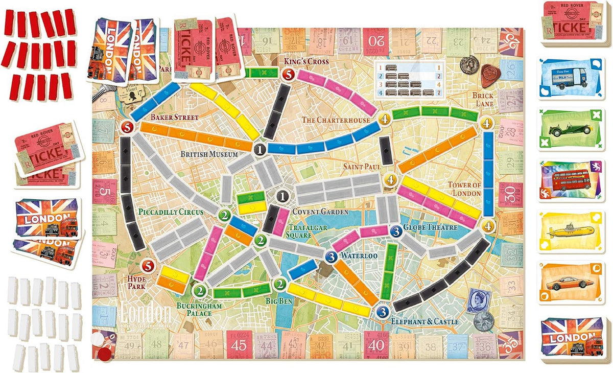 Ticket to ride London - Inglés