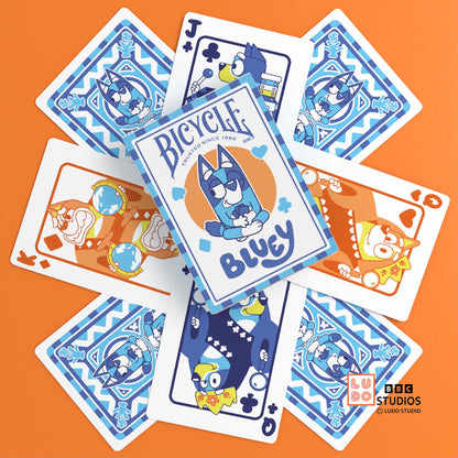 Baraja Coleccionable Bycicle Bluey