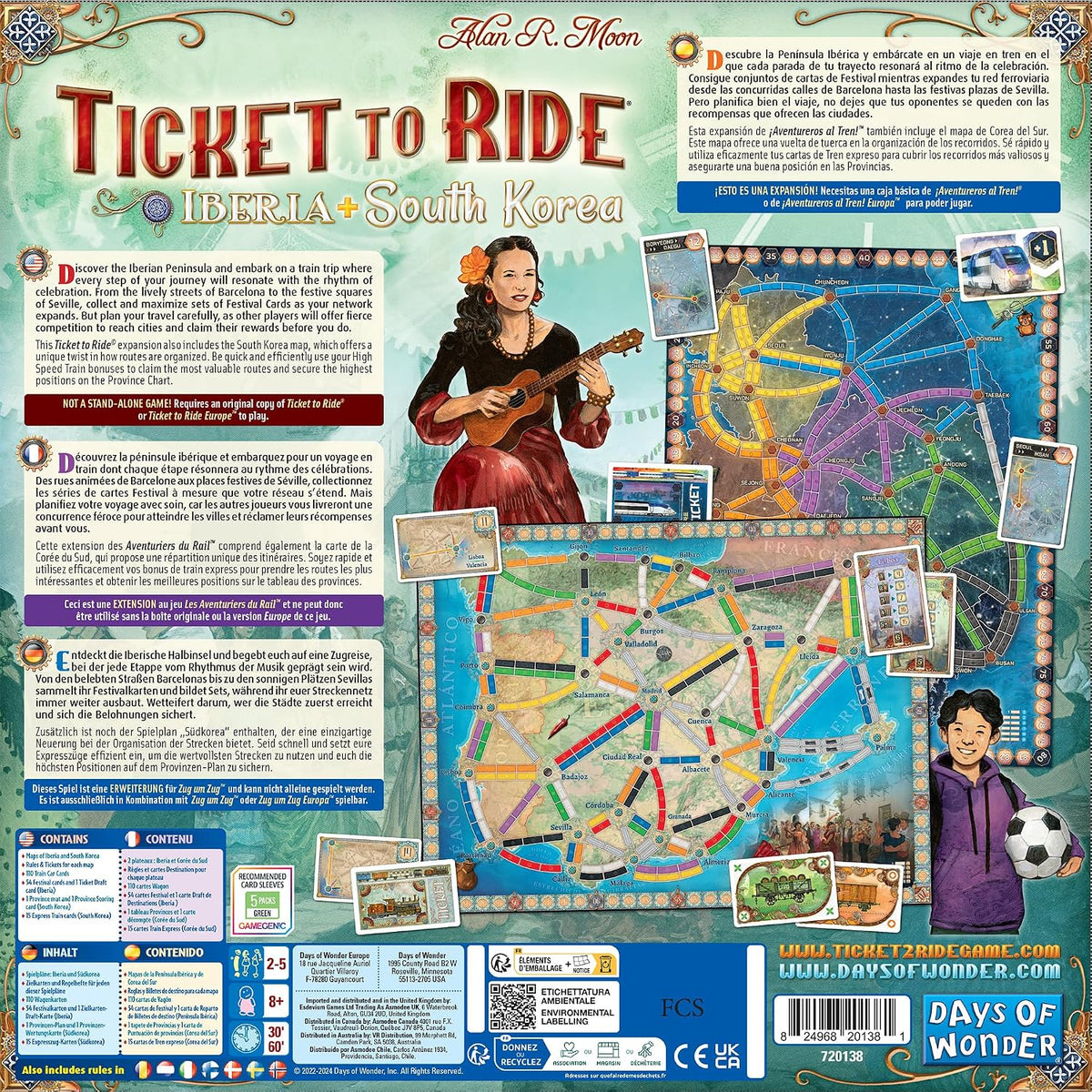 Ticket to ride Iberia - Expansion - Español