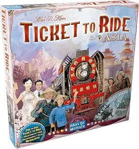Ticket to ride Asia - Expansion - Multilenguaje