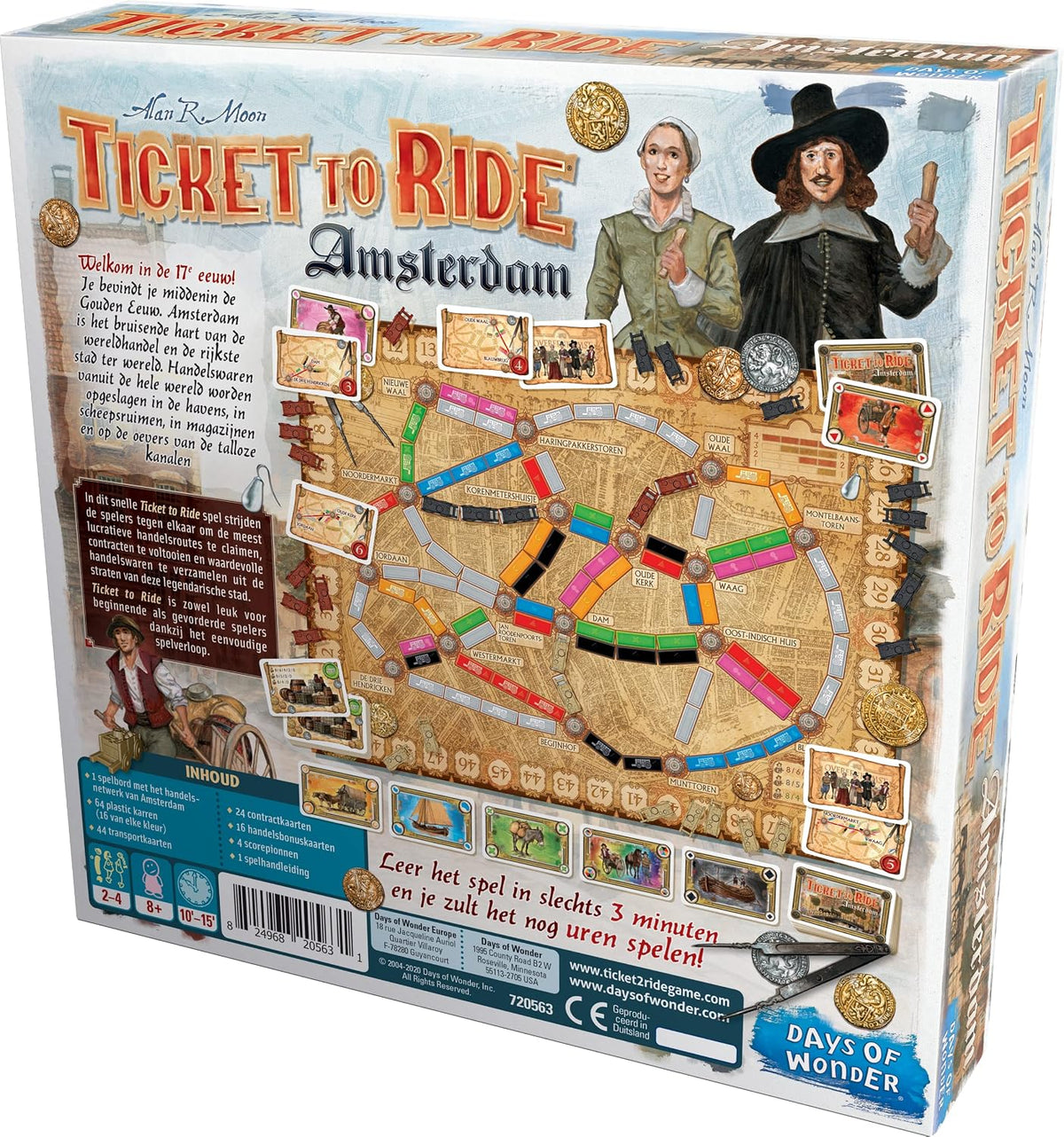 Ticket to ride Amsterdam - Inglés