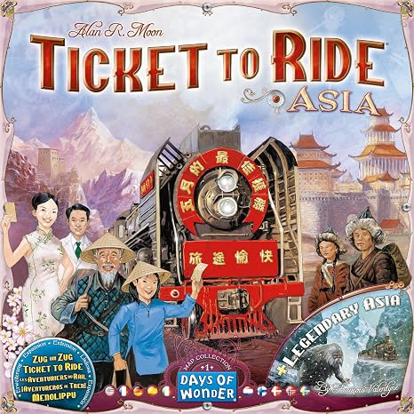 Ticket to ride Asia - Expansion - Multilenguaje