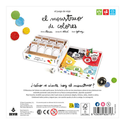Monstruo de Colores  Edición de viaje ESPAÑOL