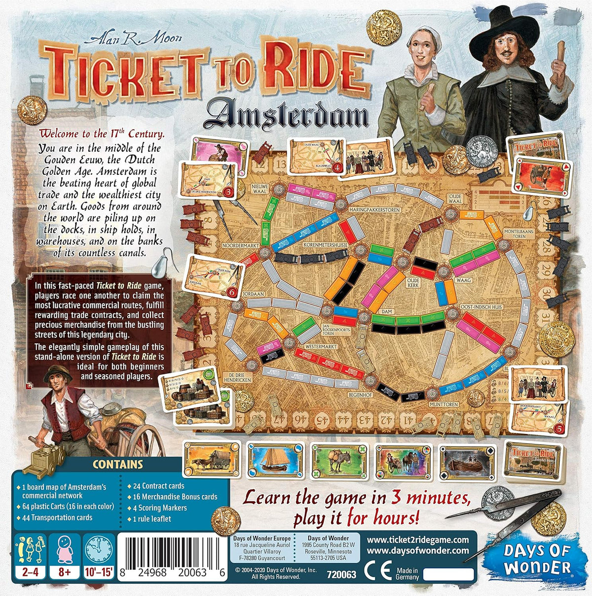 Ticket to ride Amsterdam - Inglés