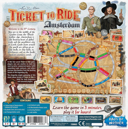 Ticket to ride Amsterdam - Inglés