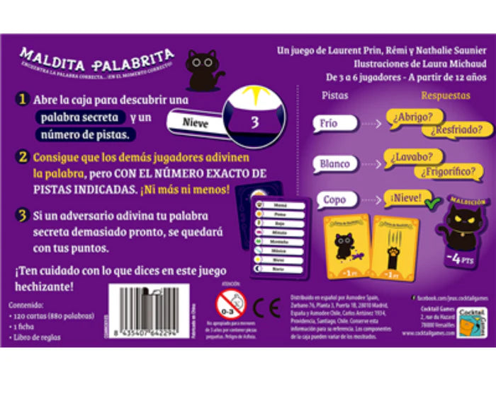 Maldita Palabrita. Juego de Mesa en ESPAÑOL