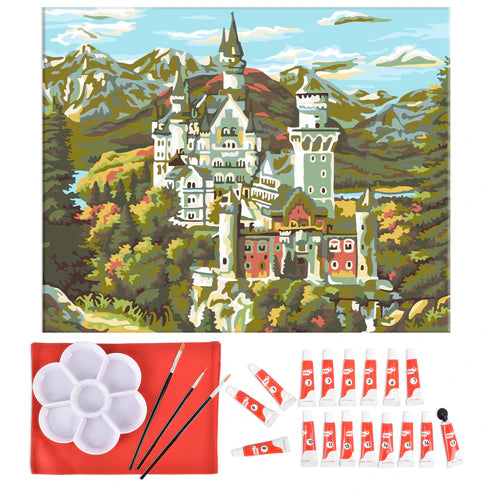 Pinta por Número - Castillo Neuschwantein 40x50