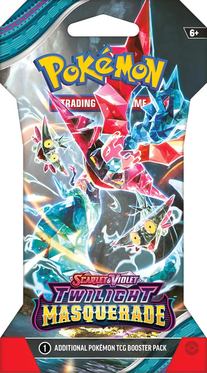 1 SOBRE Pokémon TCG Scarlet & Violet 06 - Twilight Masquerade Sleeved Booster - R ESPAÑOL