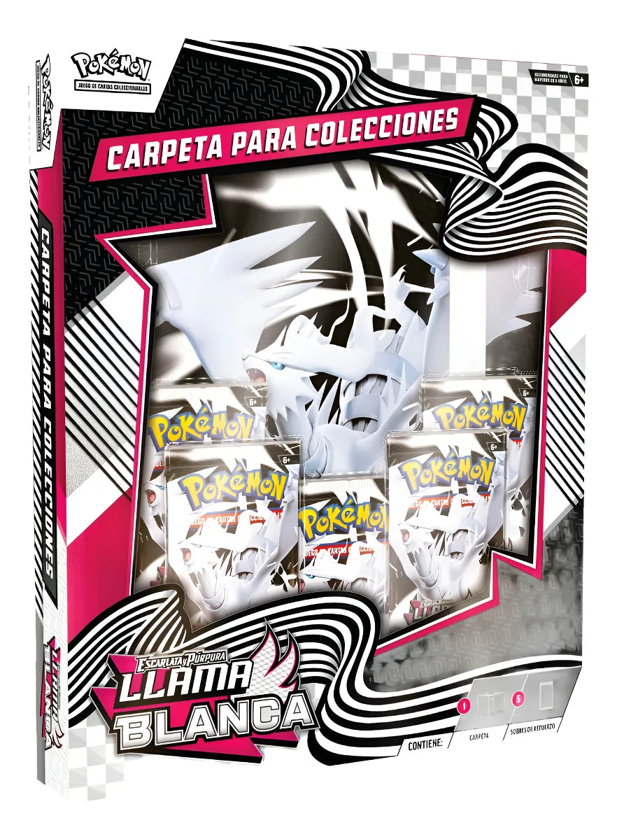 Pokémon TCG: Scarlet & Violet 10.5  White Flare Binder Collection - ESPAÑOL