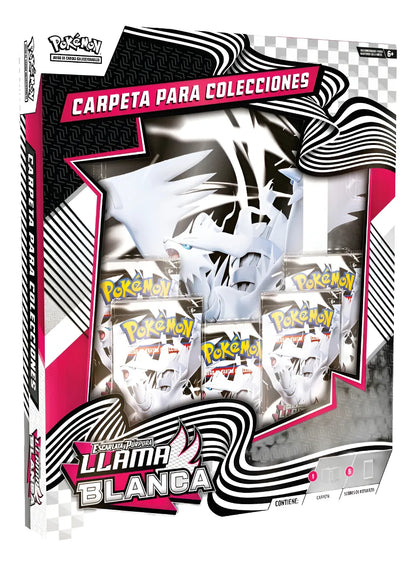 Pokémon TCG: Scarlet & Violet 10.5  White Flare Binder Collection - ESPAÑOL