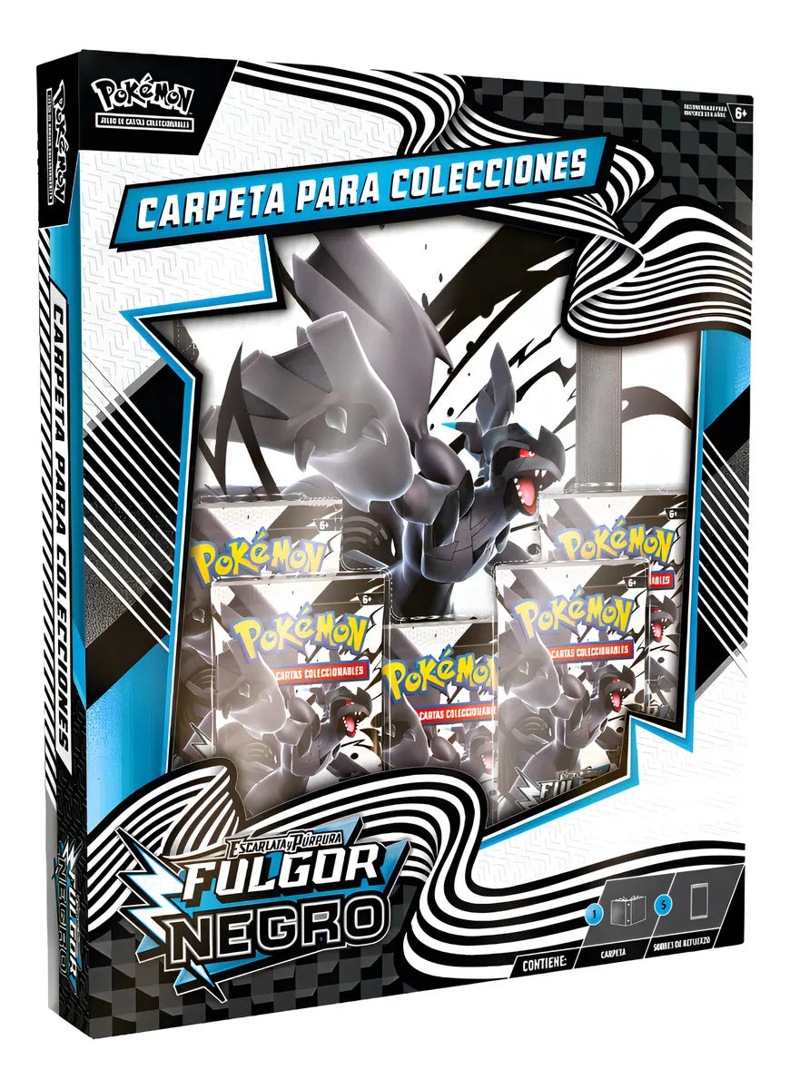 Pokémon TCG: Scarlet & Violet 10.5  Black Bolt Binder Collection - ESPAÑOL