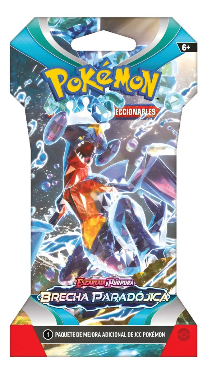 1 SOBRE Pokémon TCG: Scarlet & Violet 04 - Paradox Rift Sleeved Booster R - ESPAÑOL
