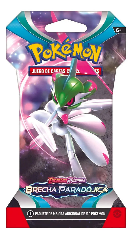 1 SOBRE Pokémon TCG: Scarlet & Violet 04 - Paradox Rift Sleeved Booster R - ESPAÑOL