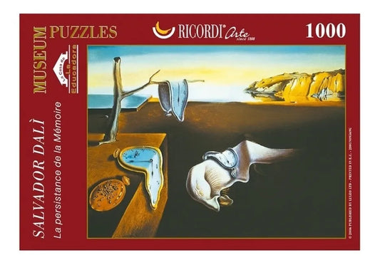 Salvador Dalí - La Persistencia de la Memoria: Rompecabezas de Arte 1000 Piezas Ricordi