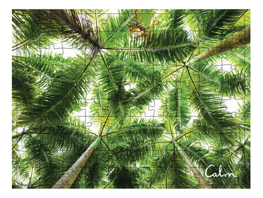 Rompecabezas Calm 100 Pz Palmeras de playa
