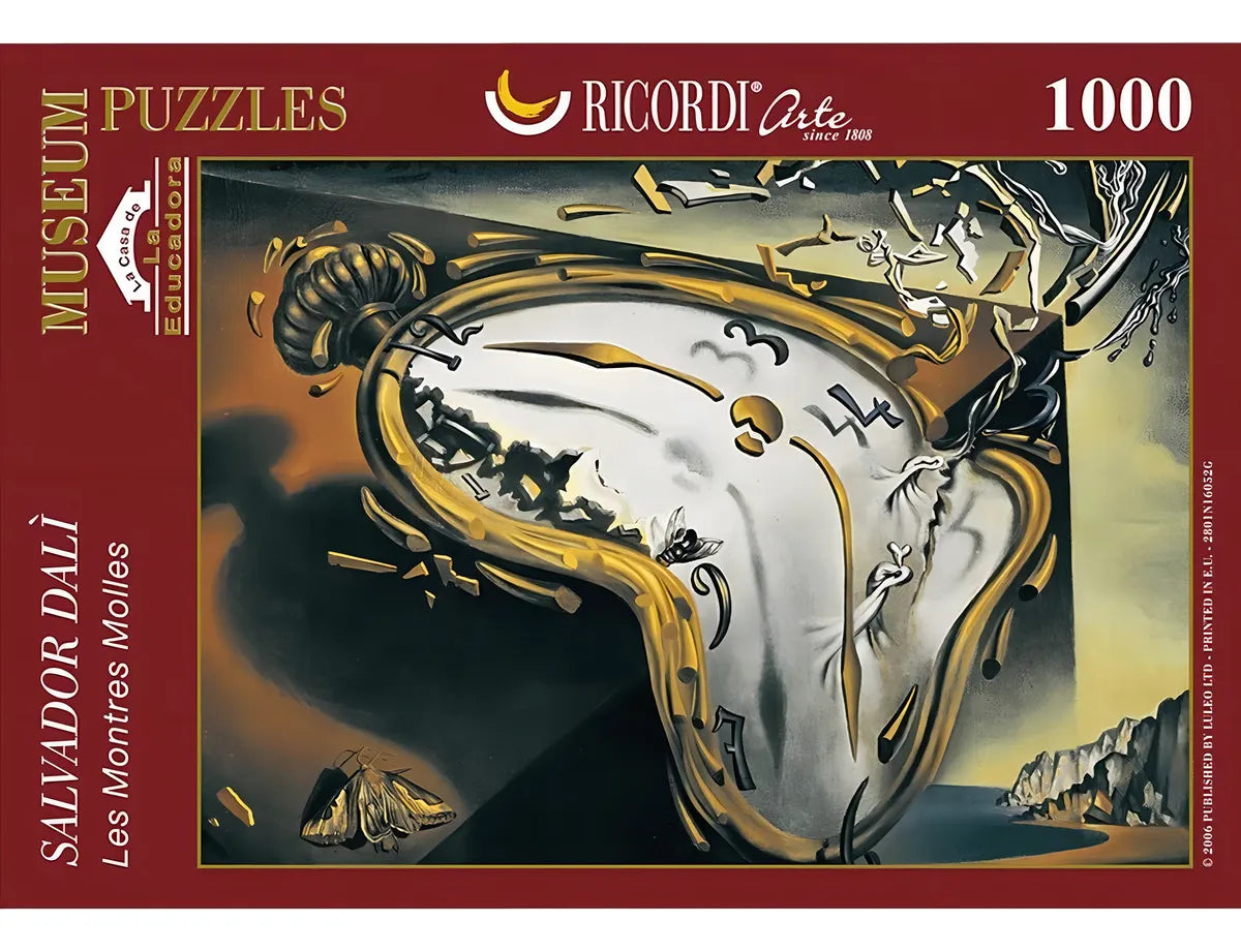 Salvador Dalí - Reloj Flexible: Rompecabezas 1000 piezas Ricordi