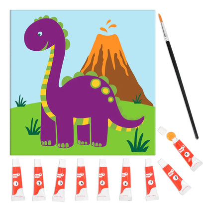 Pinta por Número - Dinosaurio 21x21