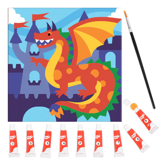 Pinta por Número Kids - Dragón 21x21