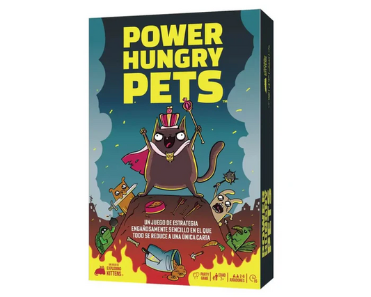 Power Hungry Pets. Exploding Kittens en Español. Tipo Party.