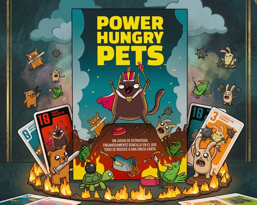 Power Hungry Pets. Exploding Kittens en Español. Tipo Party.