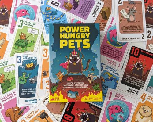 Power Hungry Pets. Exploding Kittens en Español. Tipo Party.