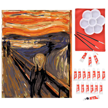 Pinta por Número - El Grito 40x50