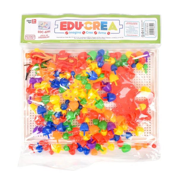 Juego De Ensamble Ensartes Creativos Educrea