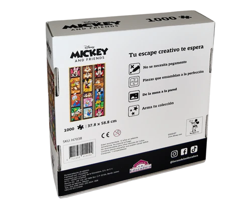 Rompecabezas Mickey Y Sus Amigos Disney 1000 Piezas De Plástico