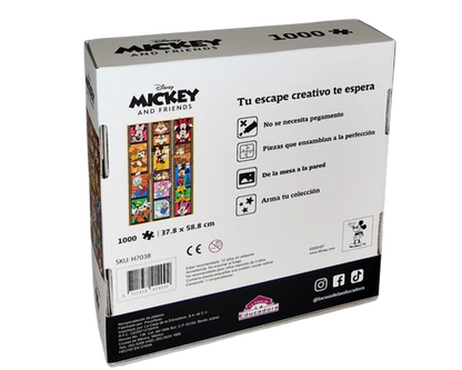 Rompecabezas Mickey Y Sus Amigos Disney 1000 Piezas De Plástico