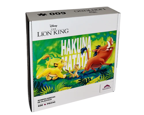 Rompecabezas El Rey León Hakuna Matata 600 Piezas Disney
