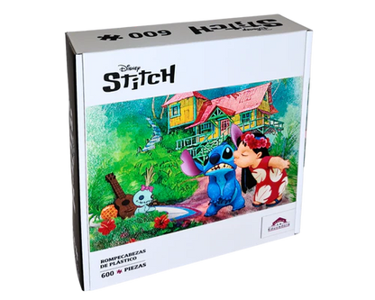 Rompecabezas Lilo Y Stitch Disney 600 Piezas De Plástico
