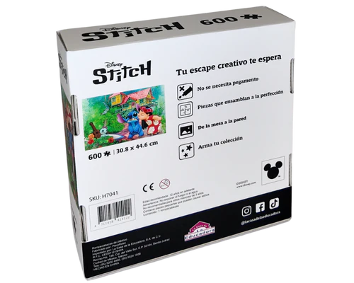 Rompecabezas Lilo Y Stitch Disney 600 Piezas De Plástico