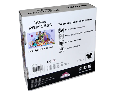 Rompecabezas Princesas Disney 1000 Piezas De Plástico