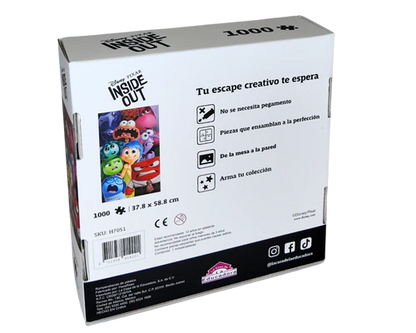 Rompecabezas Intensamente Disney Pixar 1000 Piezas De Plástico