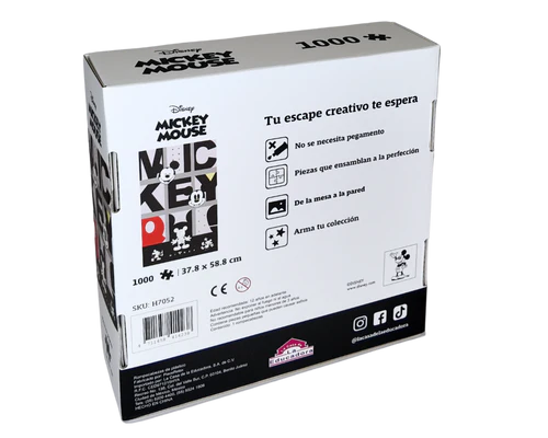 Rompecabezas Póster Mickey Disney 1000 Piezas De Plástico