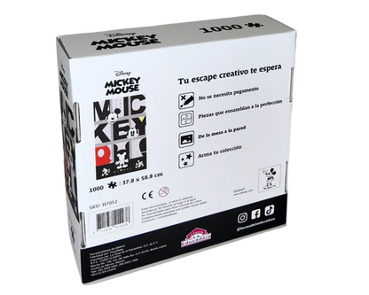 Rompecabezas Póster Mickey Disney 1000 Piezas De Plástico