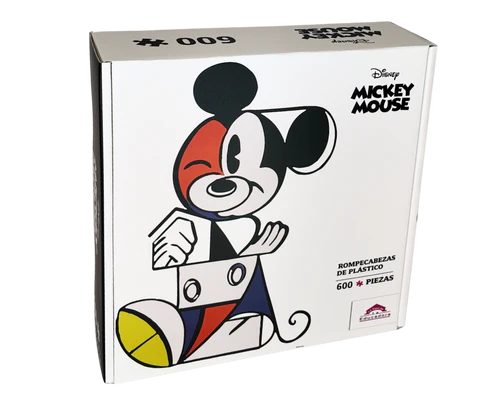 Rompecabezas Arte Mickey Disney 600 Piezas De Plástico