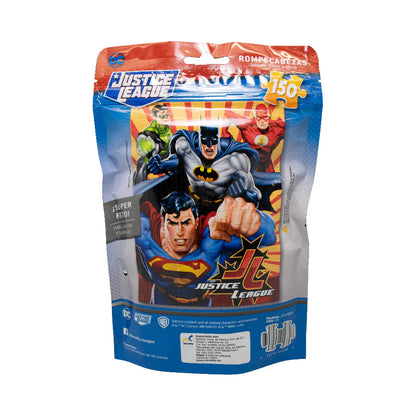 Rompecabezas en Bolsa Metalizada para Niños de Justice League