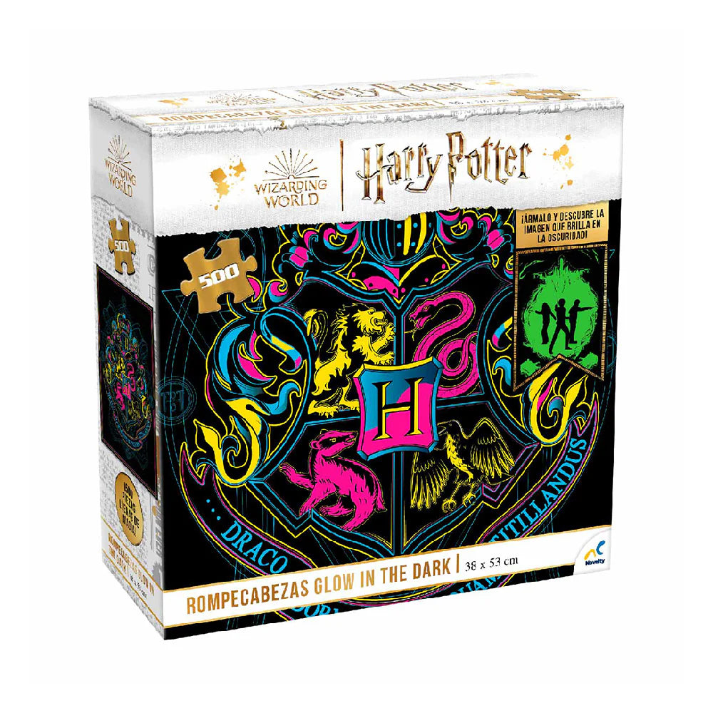 Rompecabezas Harry Potter Glow in the Dark 500 Piezas