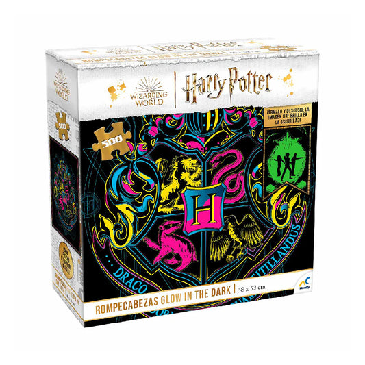 Rompecabezas Harry Potter Glow in the Dark 500 Piezas