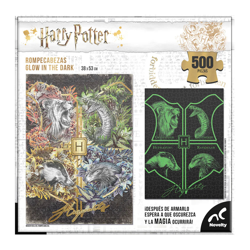 Rompecabezas Harry Potter Glow in the Dark 500 Piezas