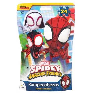 Rompecabezas en Bolsa Metalizada para Niños de Spidey Novelty