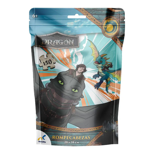 Rompecabezas Cómo Entrenar a tu Dragón Bolsa Foil 150 Piezas