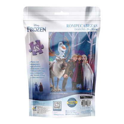 Rompecabezas en Bolsa Metalizada para Niños de Frozen