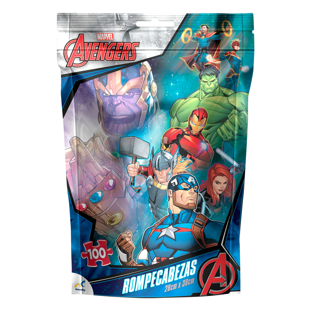 Rompecabezas Bolsa Avengers de 100 Piezas