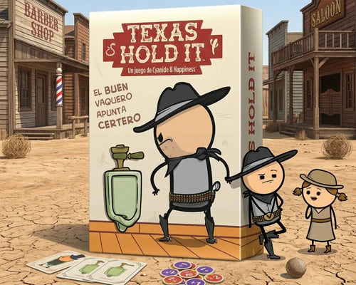 Texas Hold It Juego de Mesa en Español Asmodee. Edad 14+