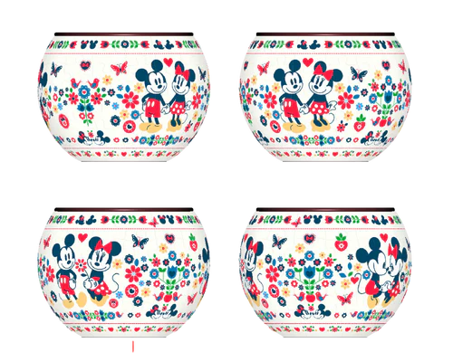Rompecabezas 3D Maceta Mickey Y Minnie Disney 80 Piezas De Plástico