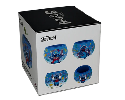 Rompecabezas Disney 3D Maceta Stitch Bailando 80 Piezas De Plástico