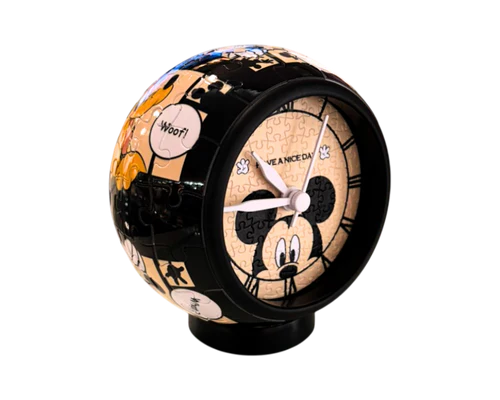 Reloj Rompecabezas Mickey Clásico Disney 145 Piezas De Plástico